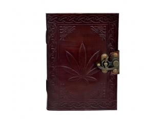 Celtic Leaf Handmade Leather Journal Diary Large Handcrafted Organizer Notebook